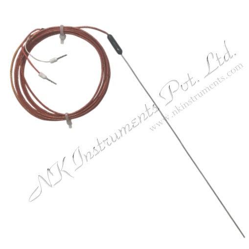 J type Thermocouple in 1 mm diameter - Mineral insulated